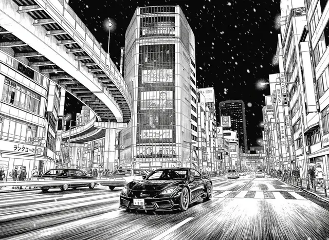 MAI-Image-2.7 edit result: photo to manga panel